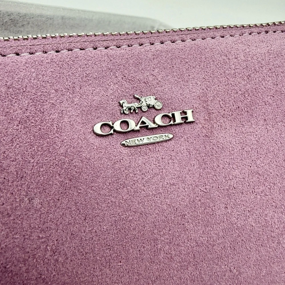 Coach Suede Nolita 19 Silver Light Violet
